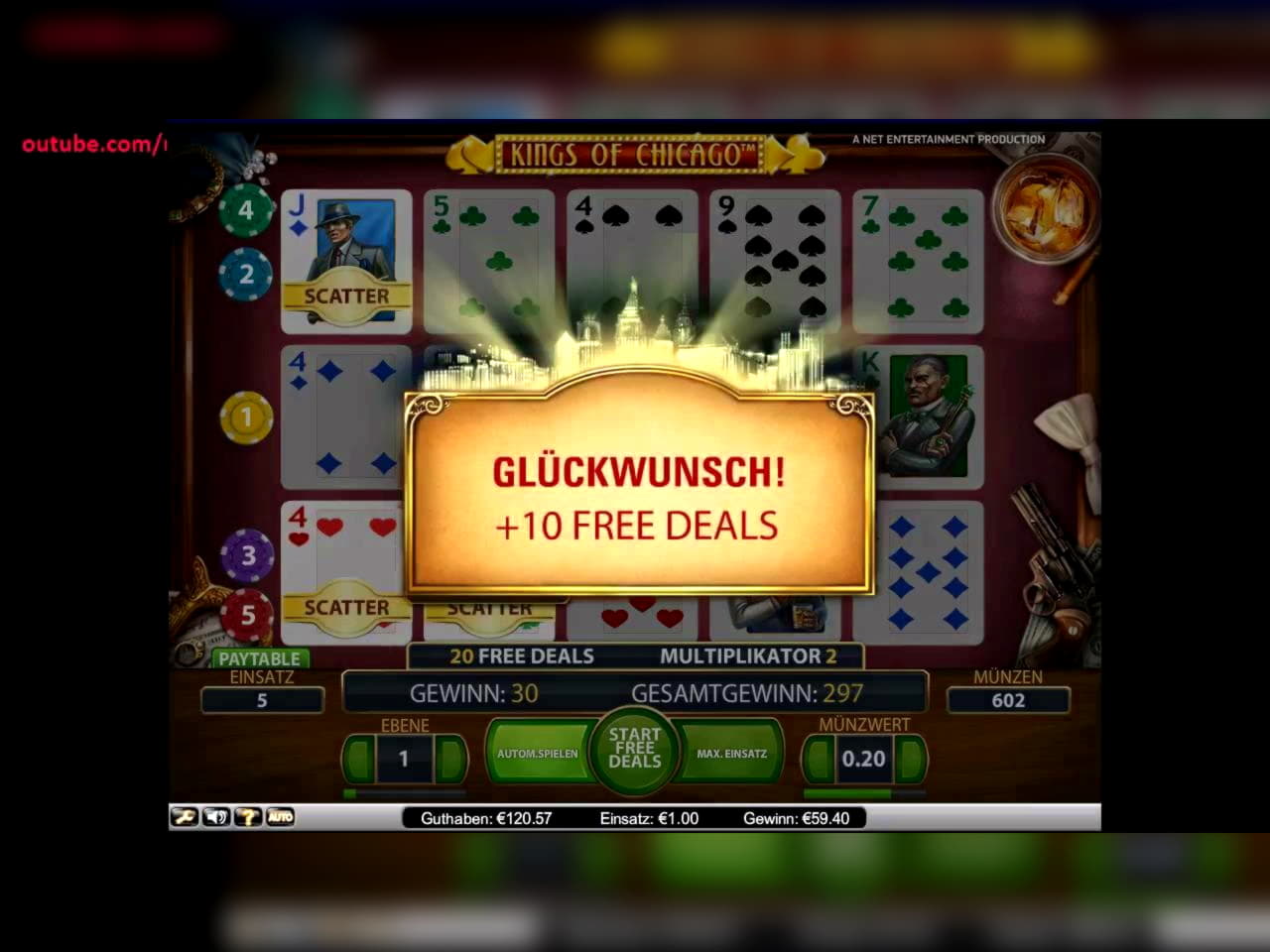 295 Tours gratuits sur Casino-X